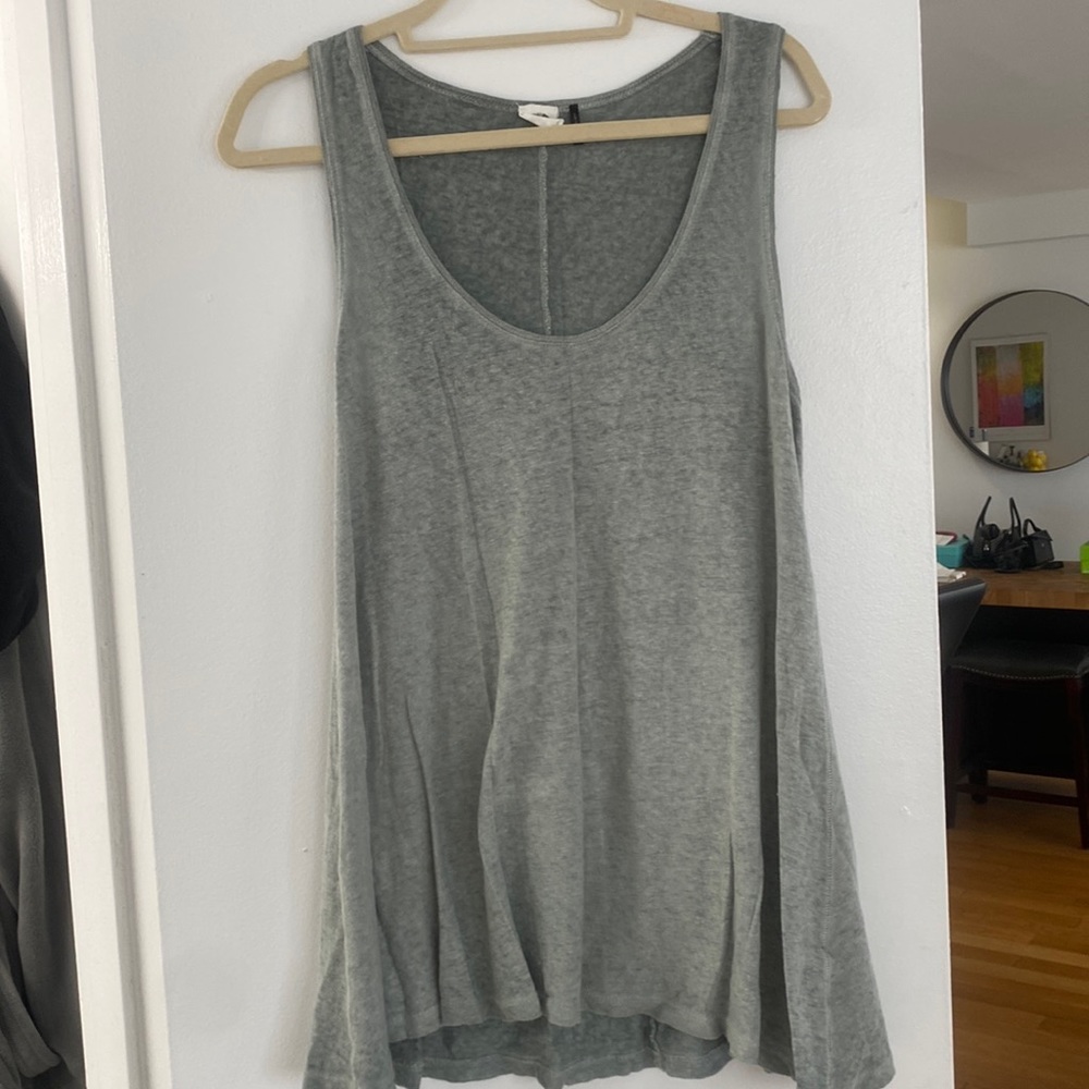 Oversized anthropology, green tank top size M